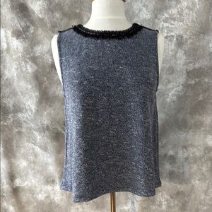 THML Gray Embellished Boxy Tank Top
(Love 10)